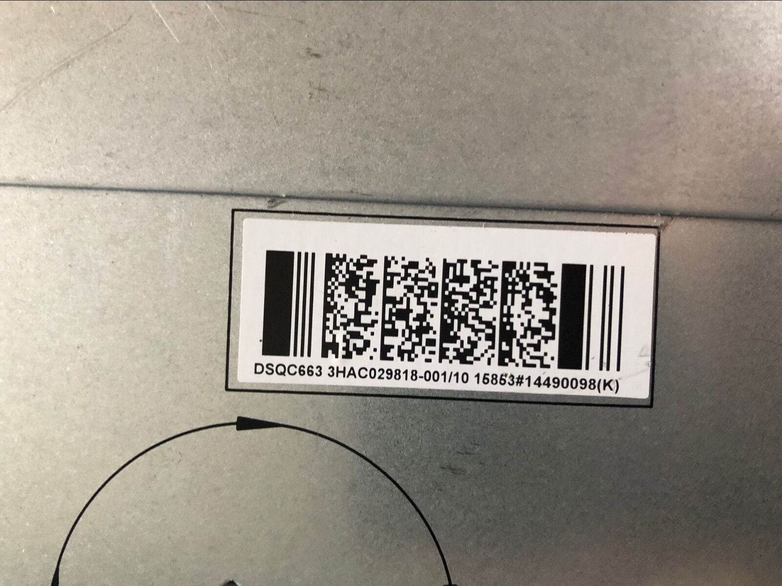 1PC for used  DSQC663 3HAC029818-001   #OYF033