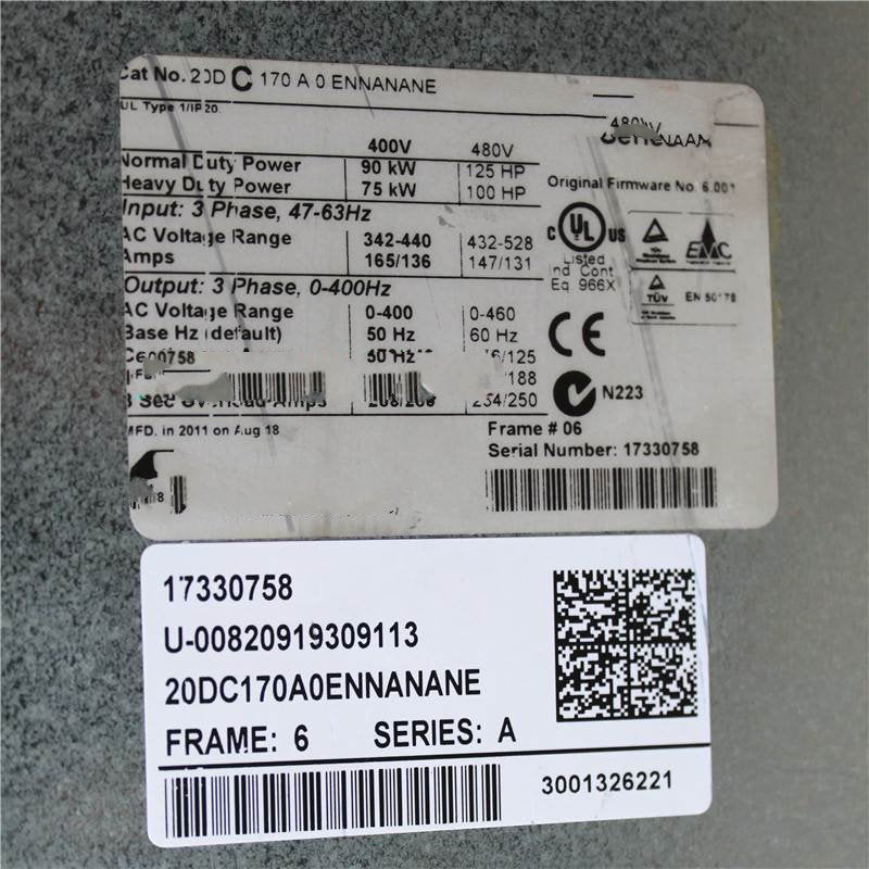 1PC for used  20DC170A0ENNANANE  #OYF033