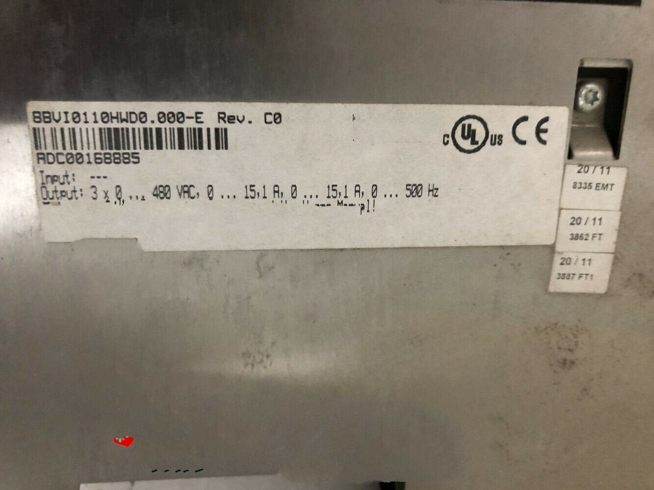 1PC for used  8BVI0110HWD0.000-E  #OYF033