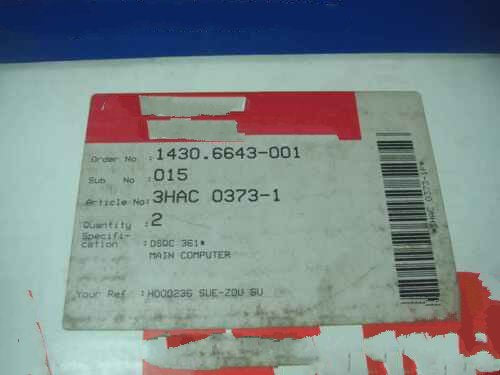 1 PCS NEW  3HAC 0373-1 3HAC 0373 1  #OYF033