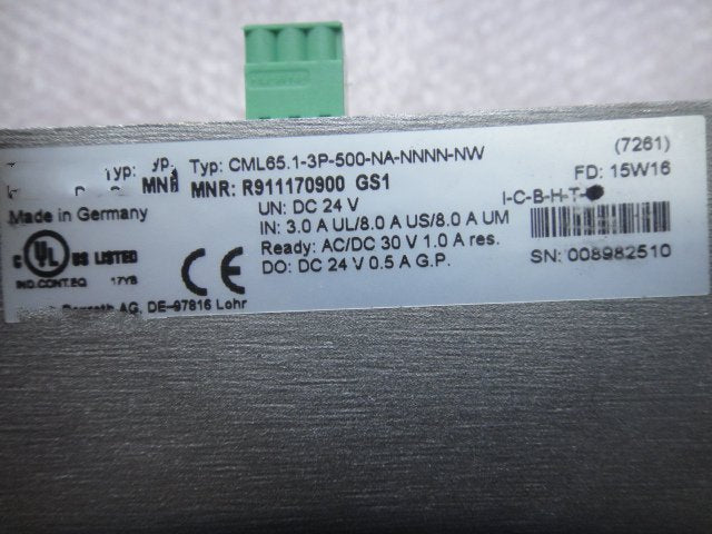 1PC for used  CML65.1-3P-500-NA-NNNN-NW #OYF033
