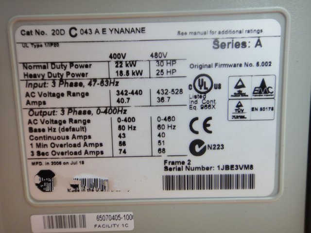 1PC for used  20DC043A0EYNANANE  #OYF033