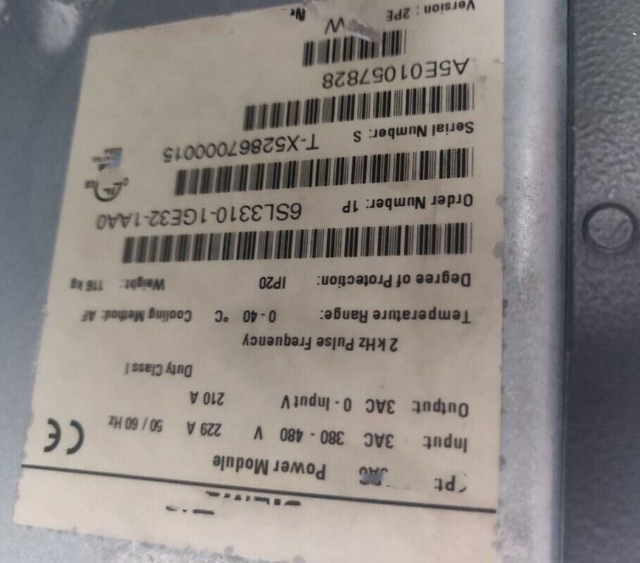 1PC for used  6SL3310-1GE32-1AA0 #OYF033