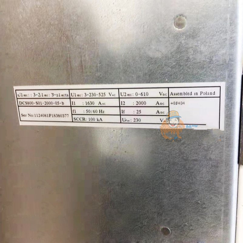 1PC for used  DCS800-S01-2000-05-b #OYF033