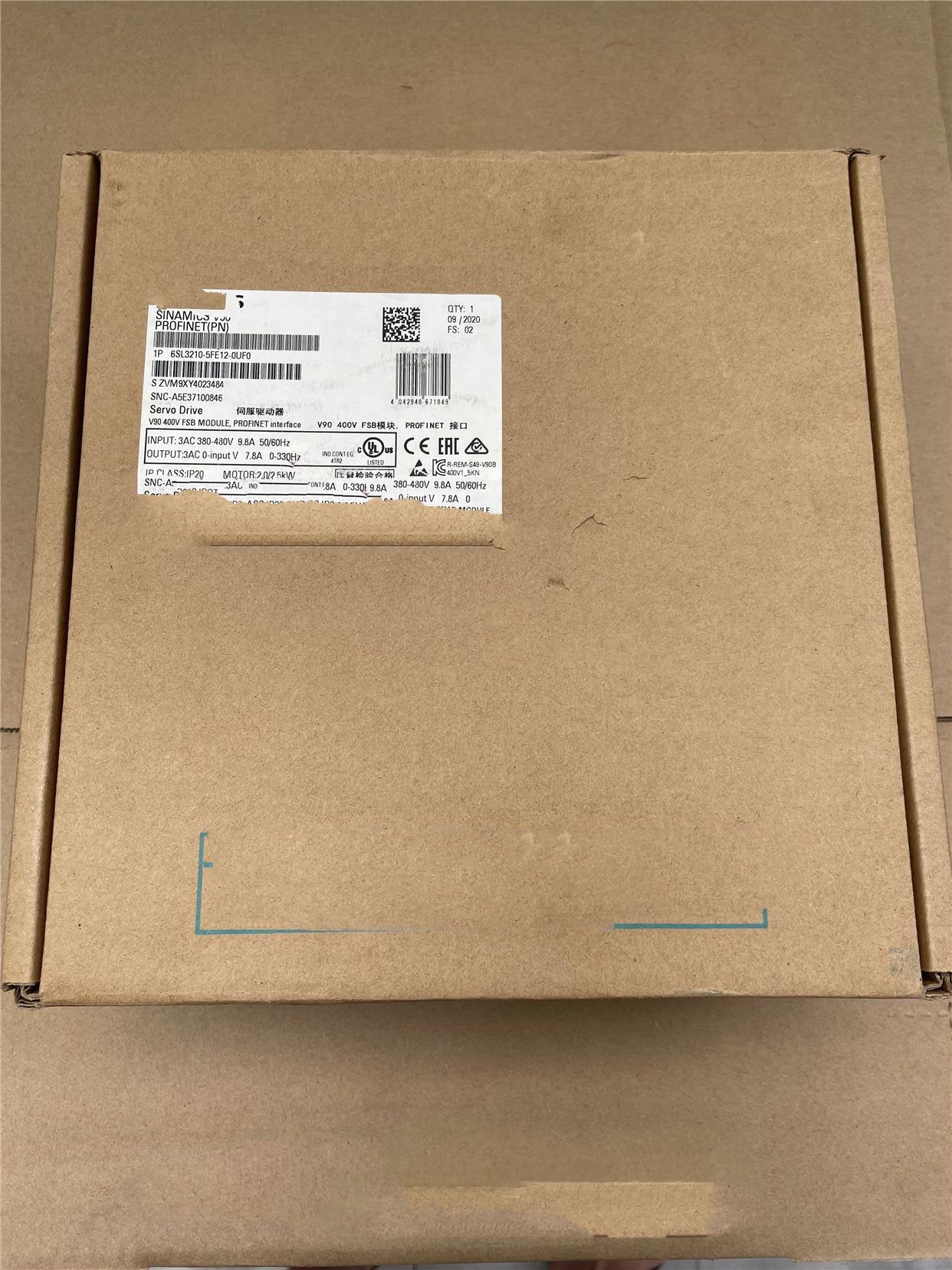 1 PCS NEW   6SL3210-5FE12-0UF0  #OYF033