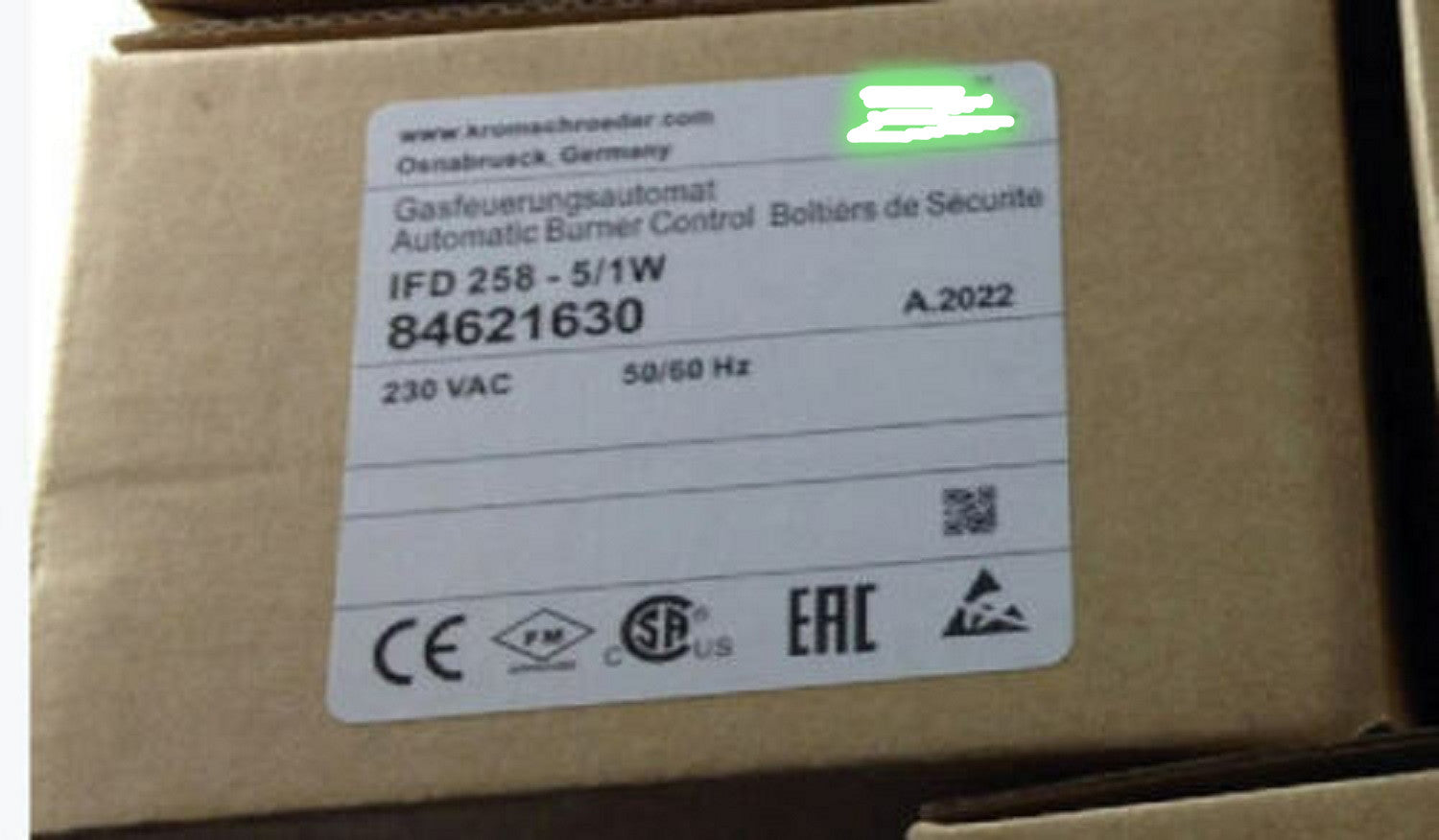 NEW  IFD 258-5/1W IFD258-5/1W #OYF006
