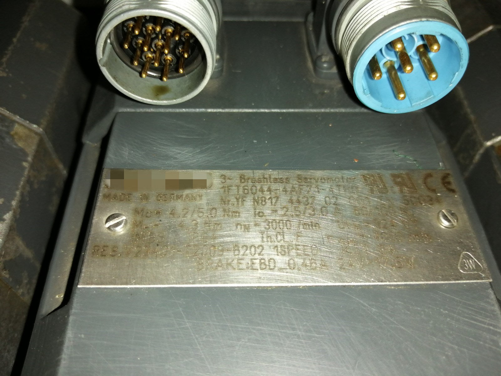 1pc used 1FT6044-4AF71-4TH0   #OYF088