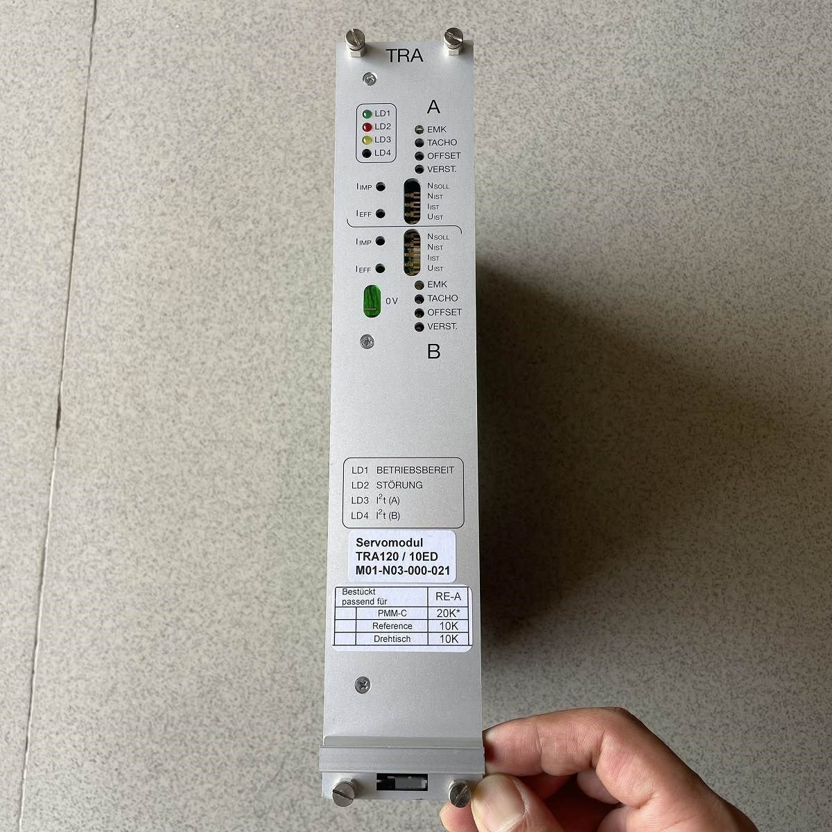 1pc  used  TRA120/10ED、M01-N03-000-021   #OYF088