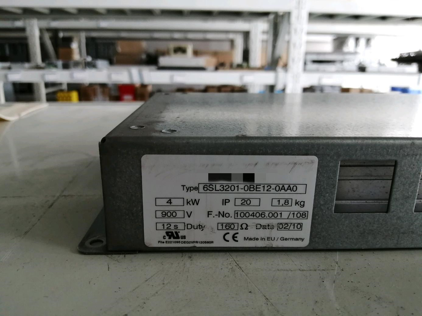 1pc used   6SL3201-0BE12-0AA0  #OYF088