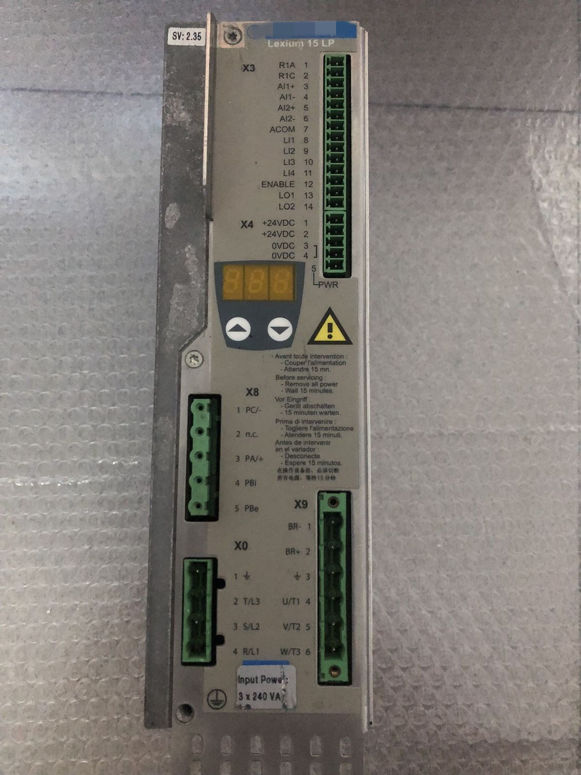 1pc  used  LXM15LD21M3   #OYF088