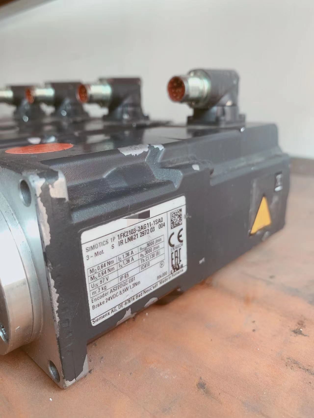 1pc  used  1FK2103-2AG11-1SA0  #OYF088