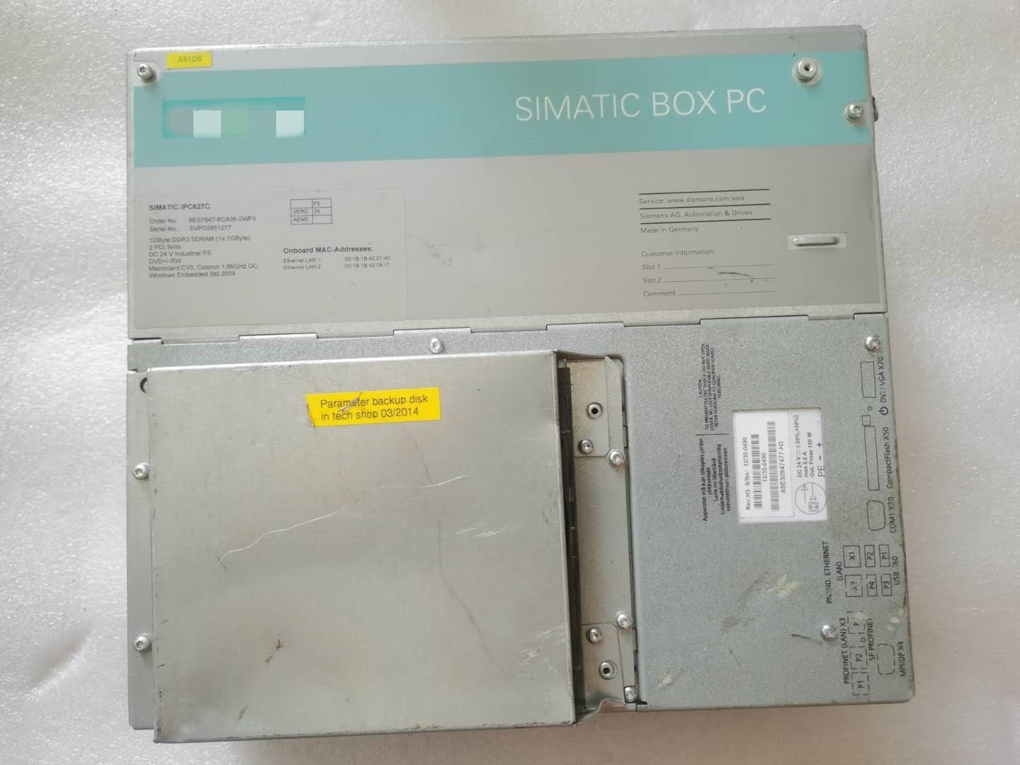 1pc  used  6ES7647-6CA06-0WF0   #OYF088