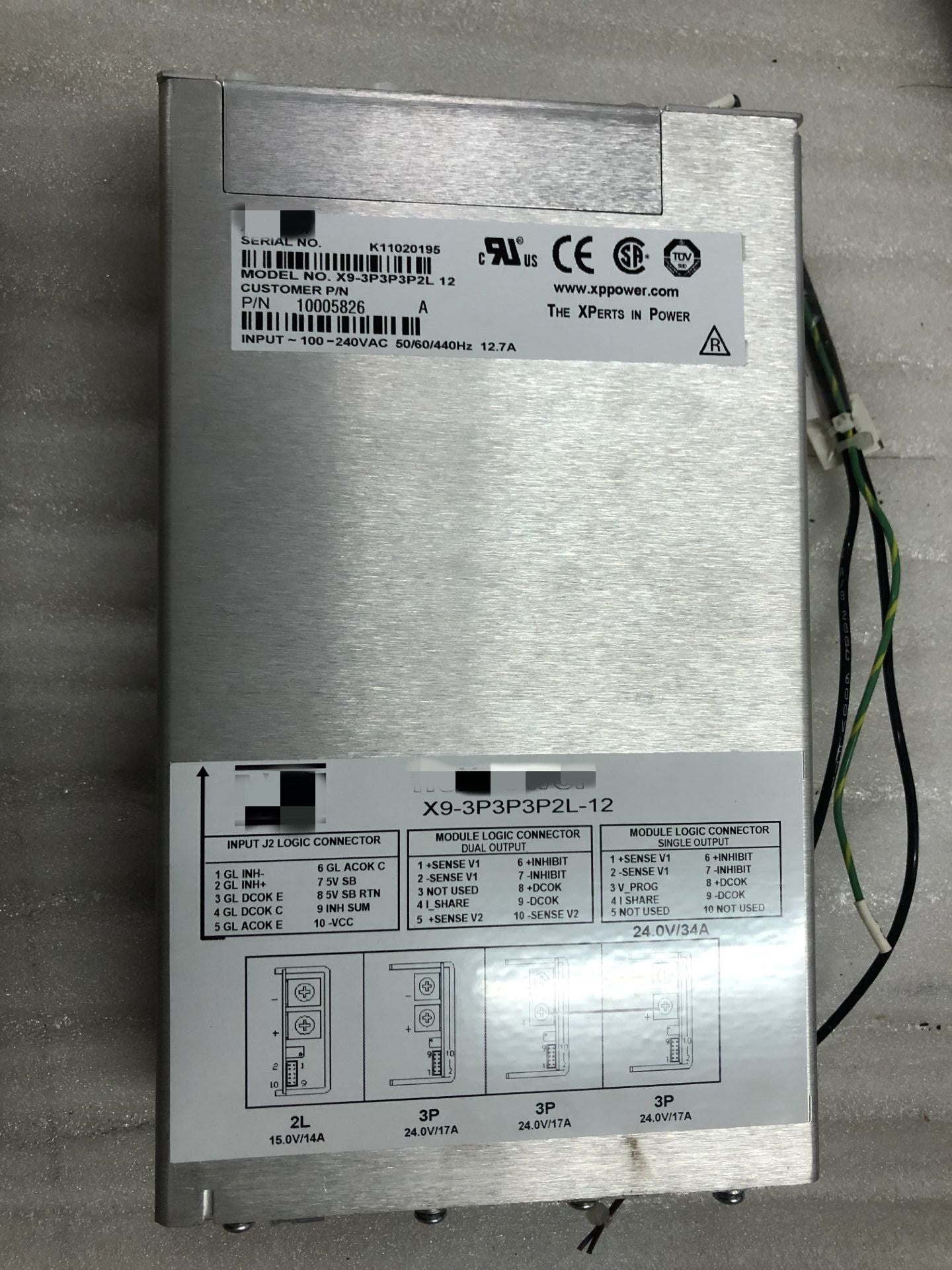 1pc  used X9-3P3P3P2L-12   #OYF088