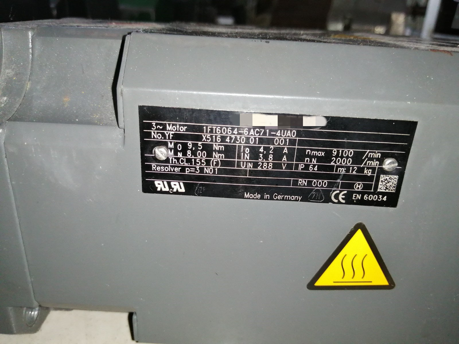 1pc used 1FT6064-6AC71-4UA0 #OYF088