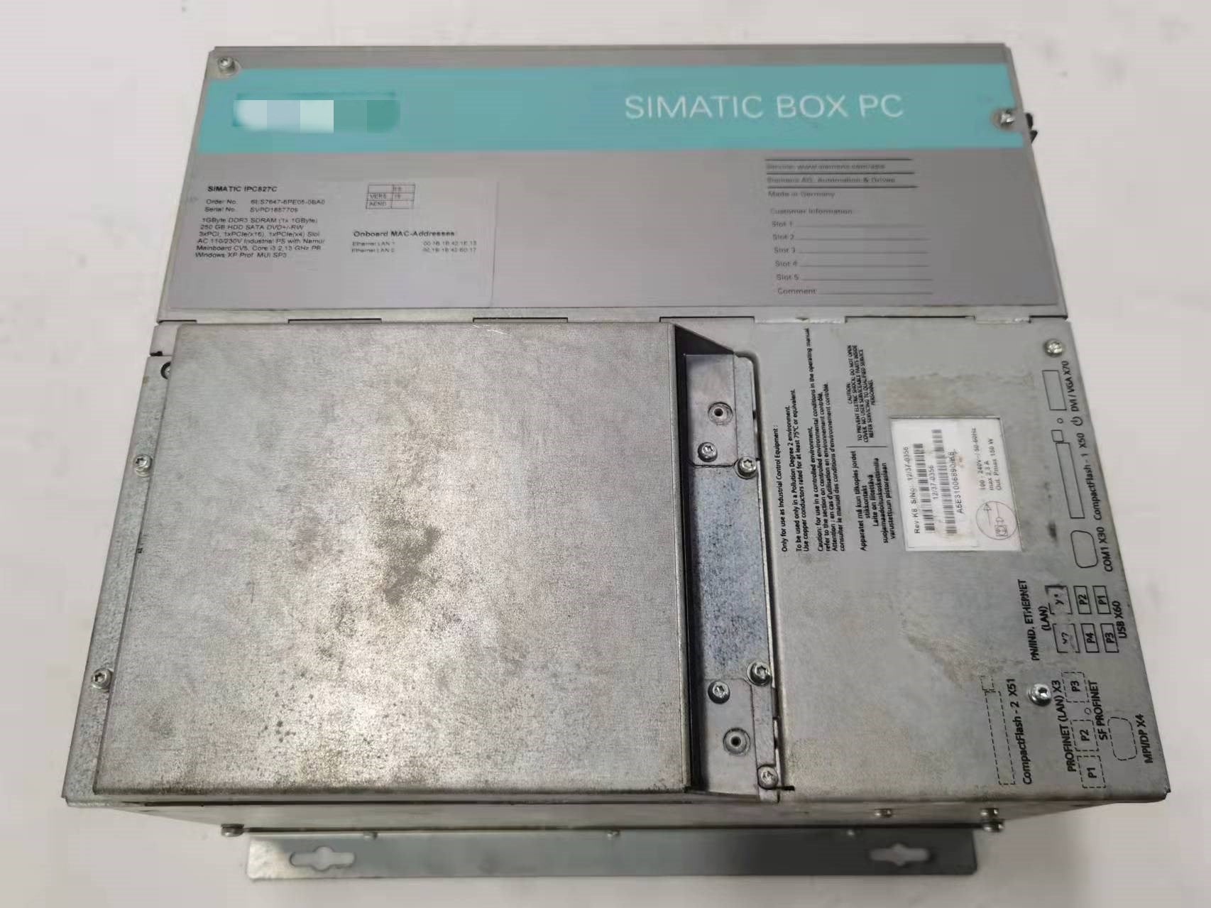 1pc used  6ES7647-6PE05-0BA0  #OYF088