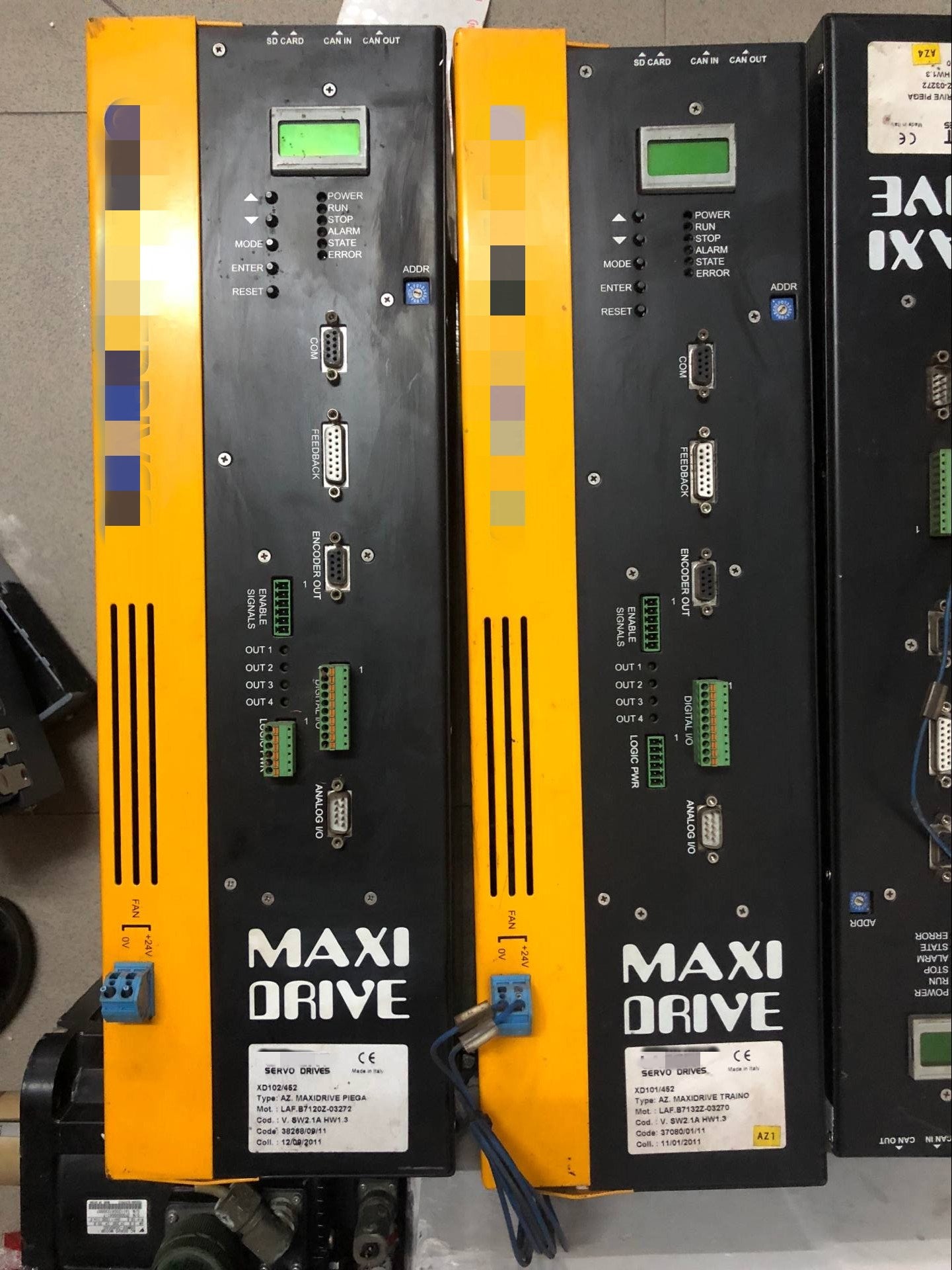 1pc  used XD102/452 LAF.B7120Z-03272 AZ.MAXIDRIVE PIEGA  #OYF088