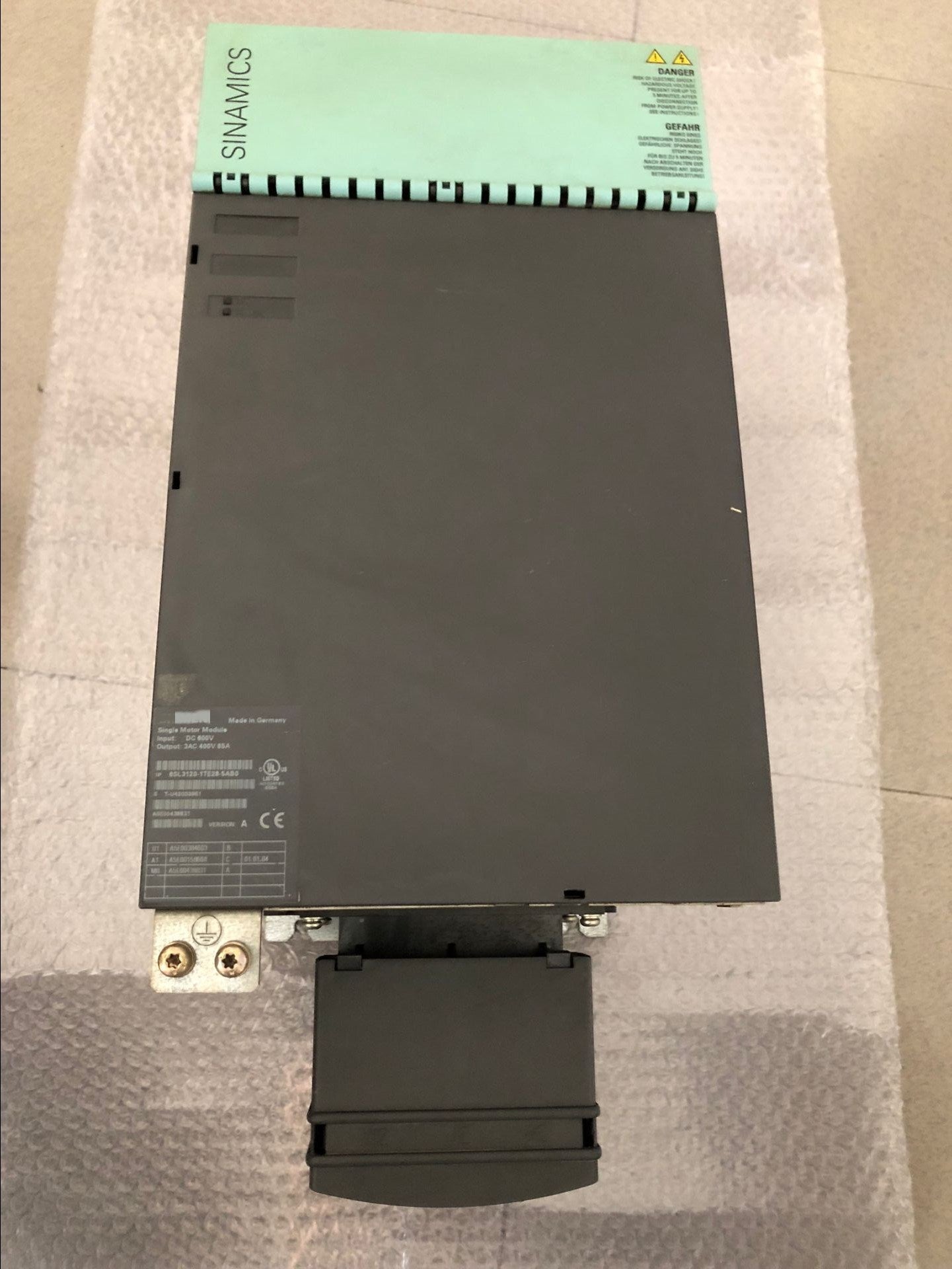 1pc  used  6SL3120-1TE28-5AB0  #OYF088