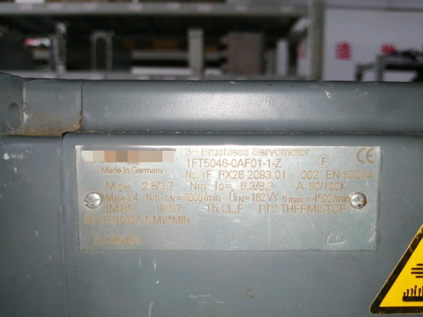 1pc used   1FT5046-0AF01-1-Z #OYF088