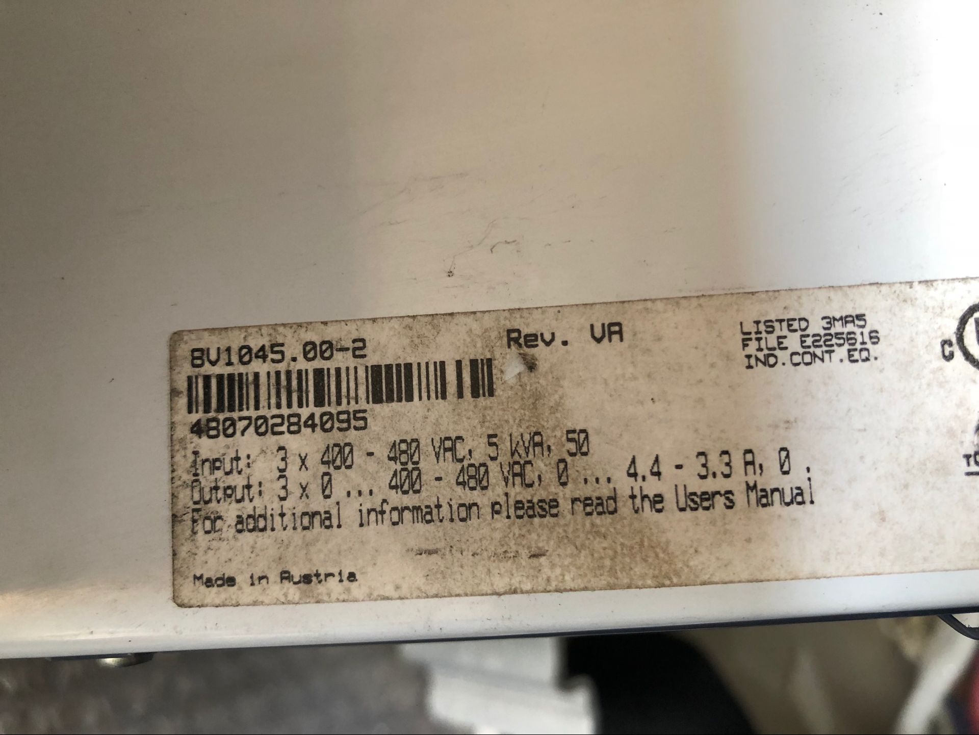 1pc  used 8V1045.00-2  #OYF088