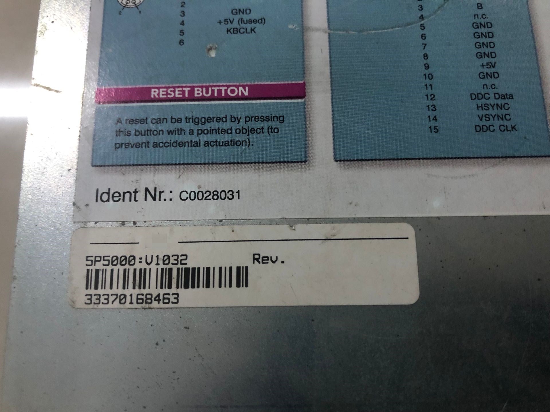 1pc  used  5P5000:V1032 #OYF088