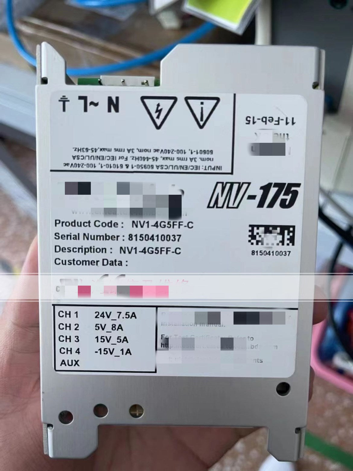 1pc  used   NV1-4G5FF-C   #OYF088