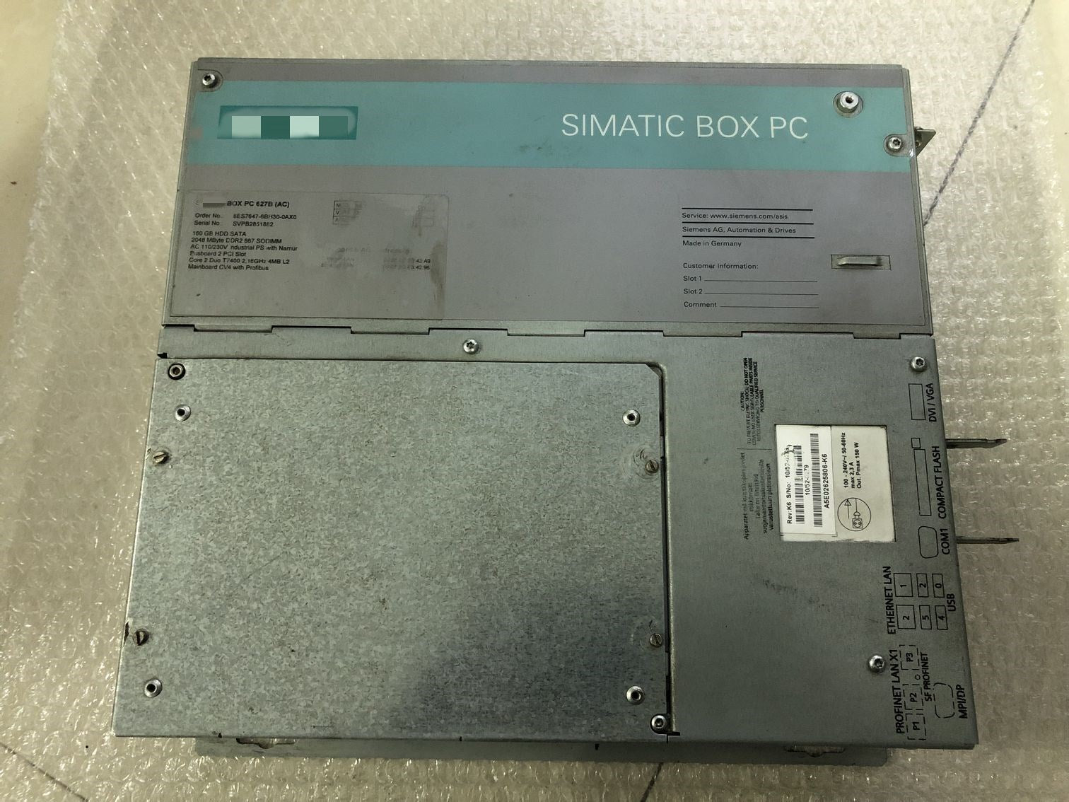 1pc  used 6ES7647-6BH30-0AX0   #OYF088