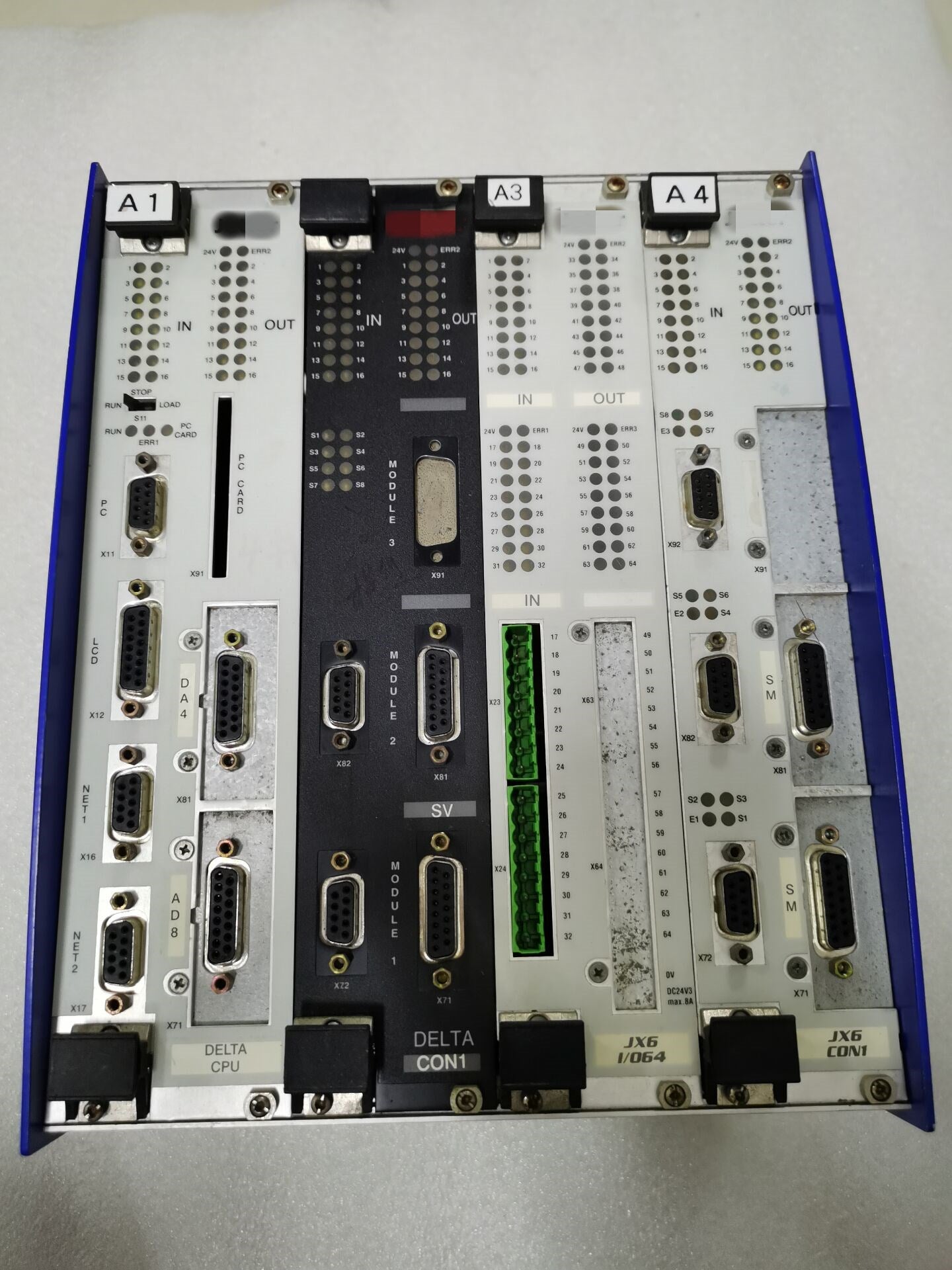 1pc  used DELTA CON1 JX6 I/O64 JX6 CON1    #OYF088