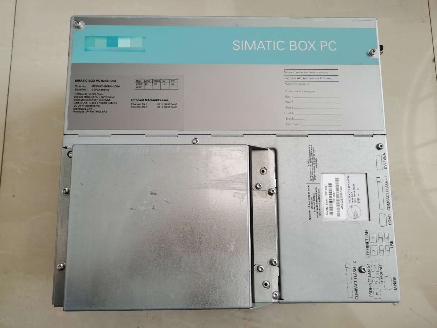 1pc  used 6ES7647-6NG56-0DB0   #OYF088