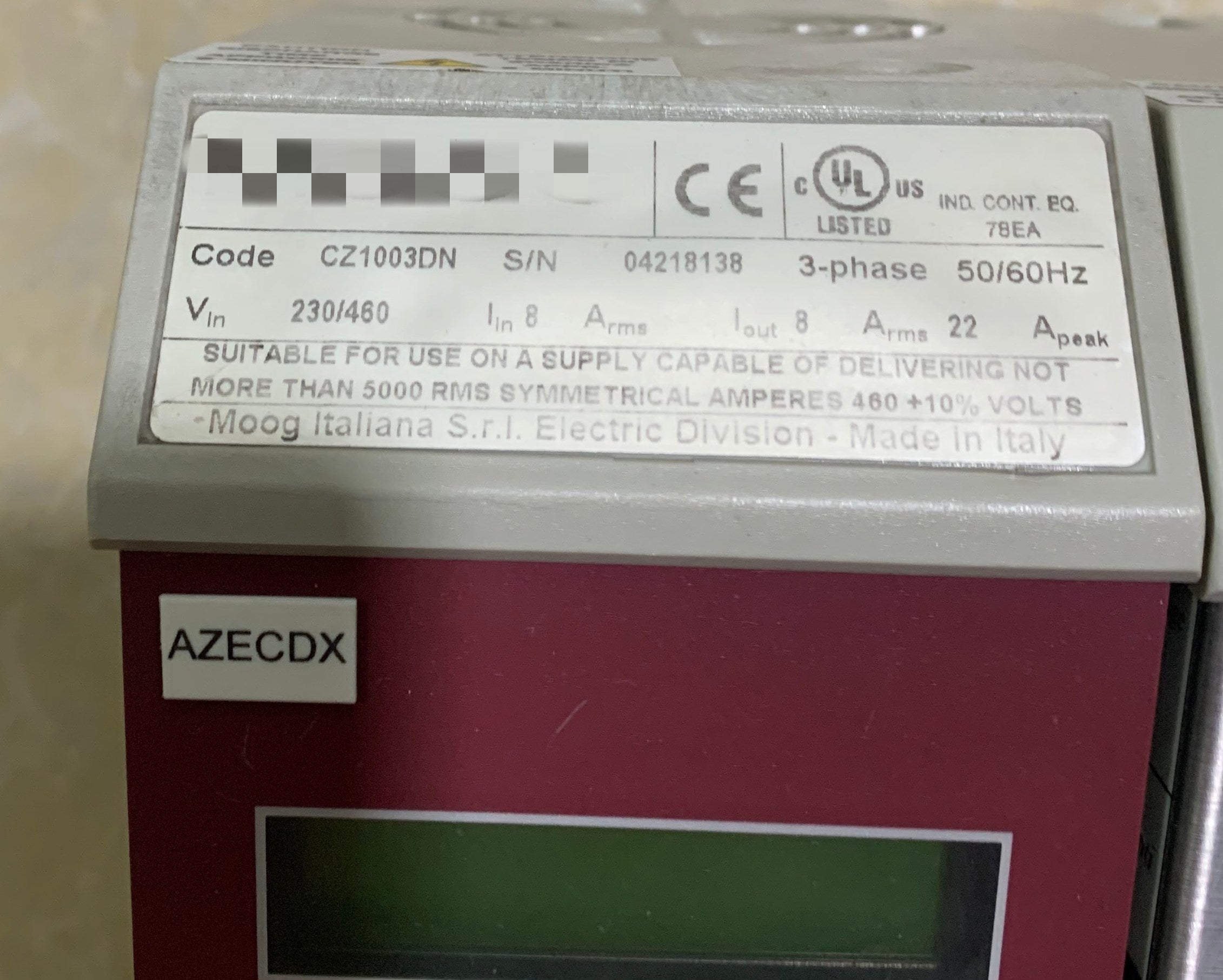 1pc  used  CZ1003DN  #OYF088