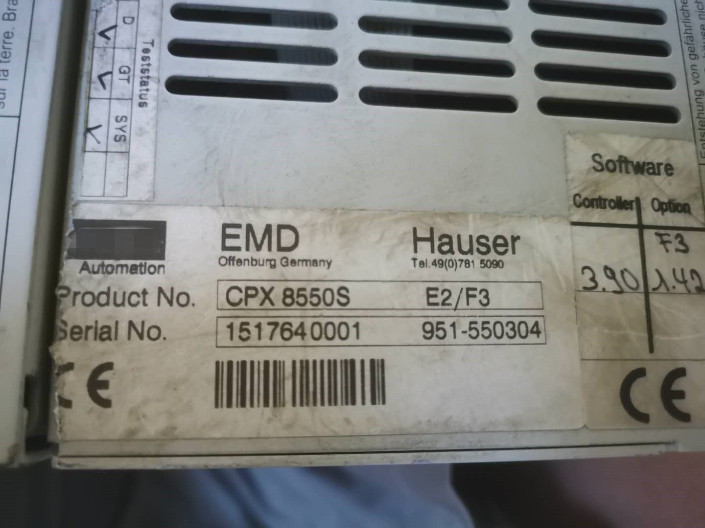 1pc  used  CPX 8550S E2 F3 951-5 50304    #OYF088