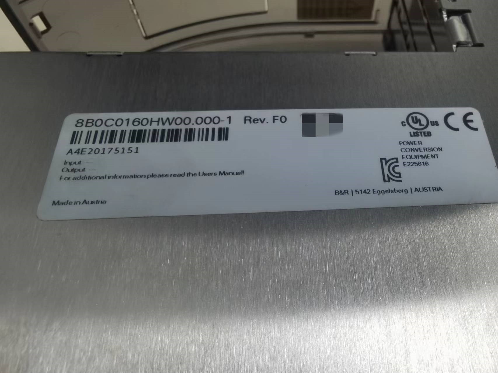 1PCS  used  8BOC0160HW00.000-1  #OYF088