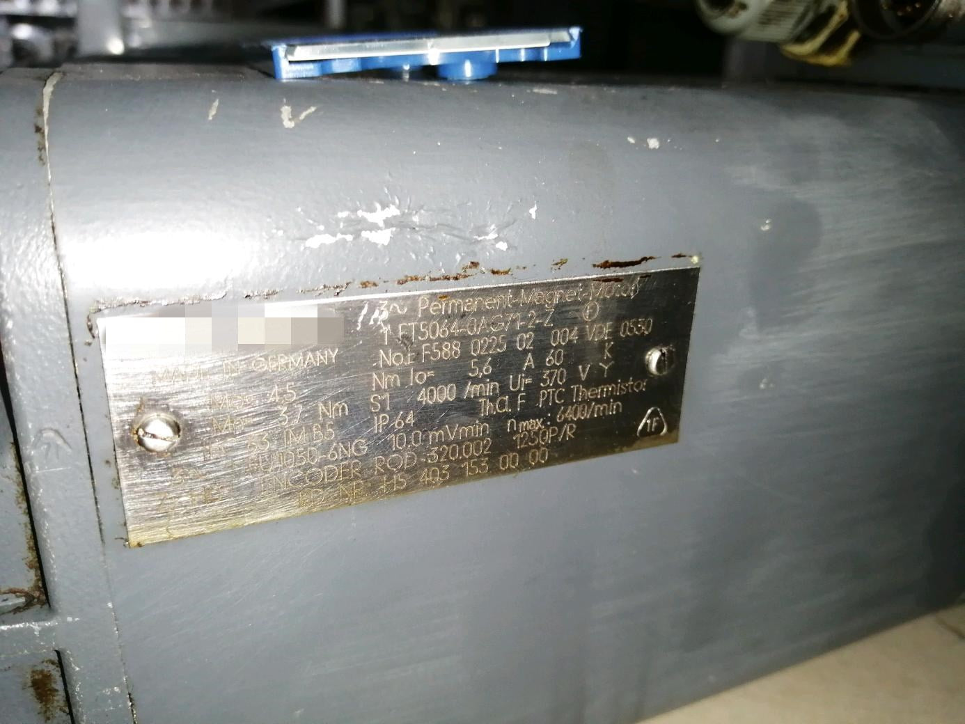 1pc used  1FT5064-0AG71-2-Z  #OYF088