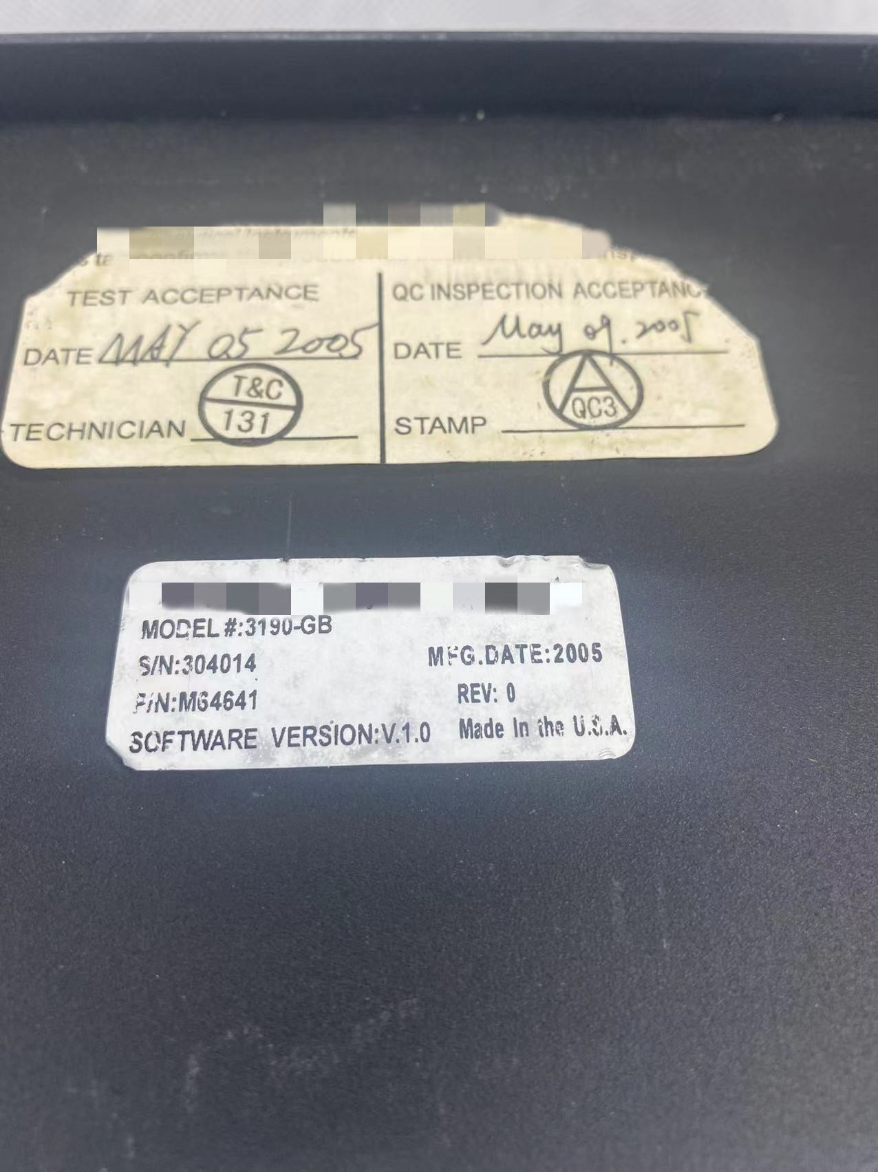 1pc  used   3190-GB   #OYF088