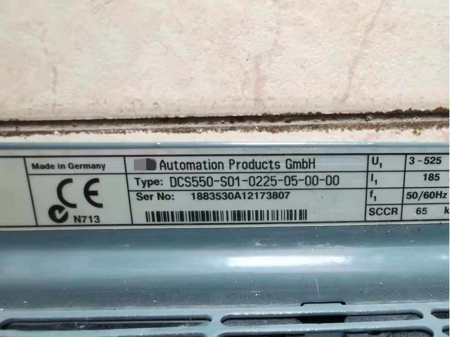 1pc  used  DCS550-S01-0225-05-00-00   #OYF088