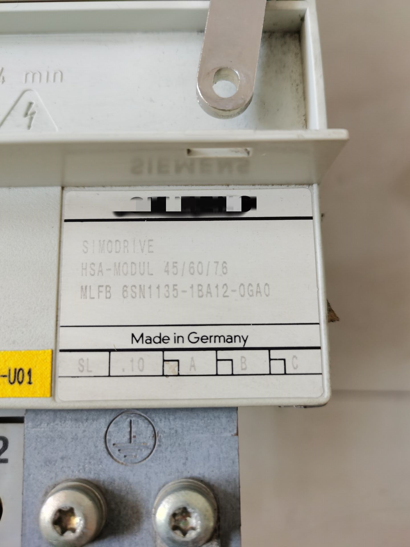 1pc  used   6SN1135-1BA12-0GA0  #OYF088