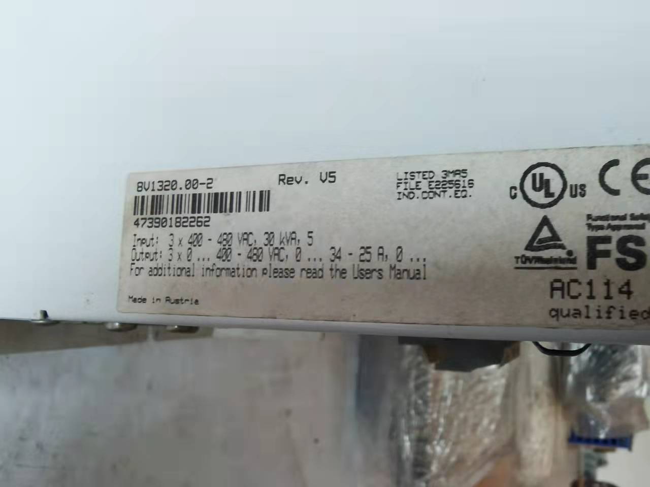 1pc used  8V1320.00-2    #OYF088