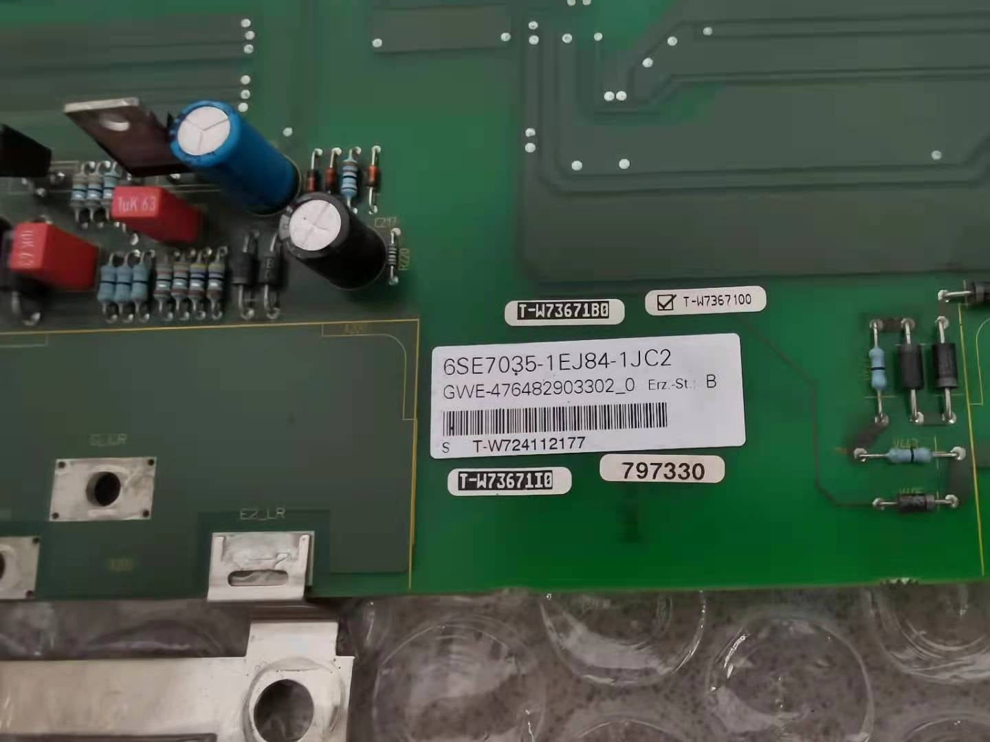 1pc  used  6SE7035-1EJ84-1JC2   #OYF088