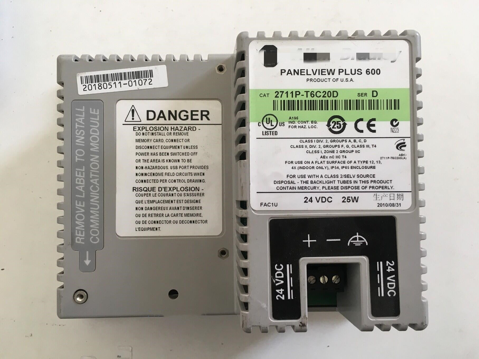 1pc  used  2711P-T6C20D   #OYF088