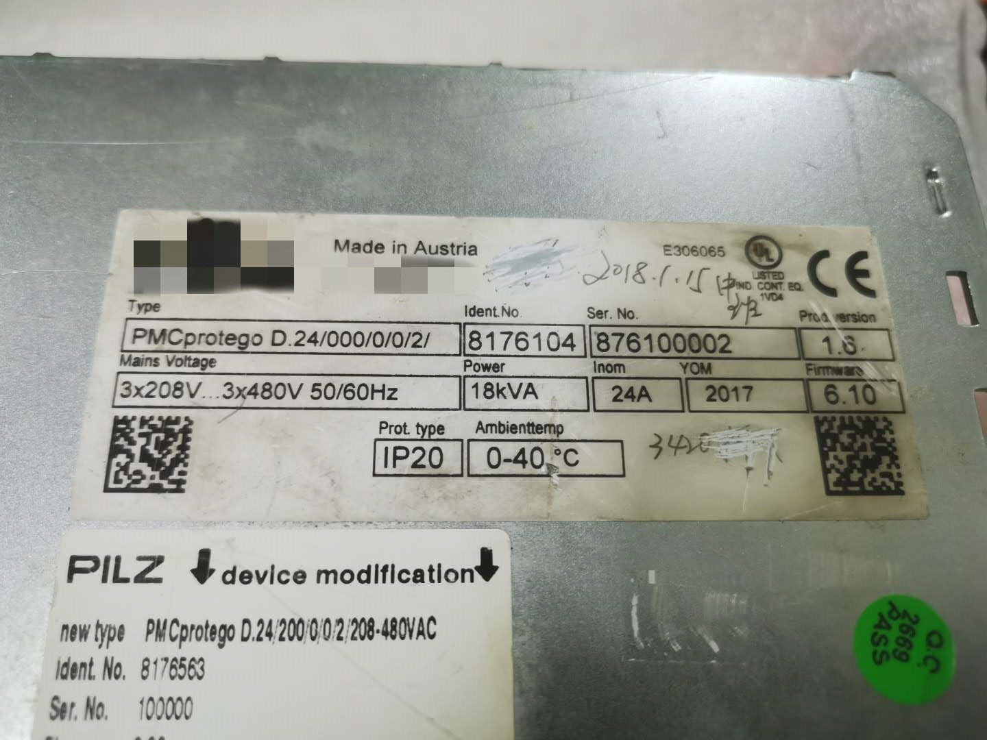 1pc  used   D.24/000/0/0/2/ 8761000 02    #OYF088