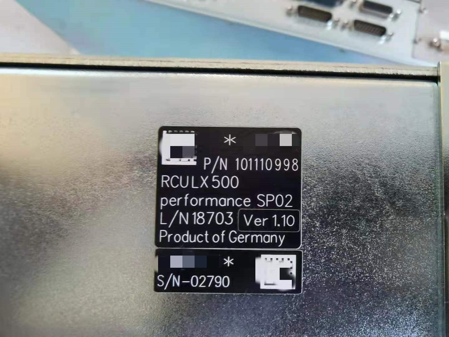 1pc  used  101110998 RCU-LX-500-perform-sp02    #OYF088