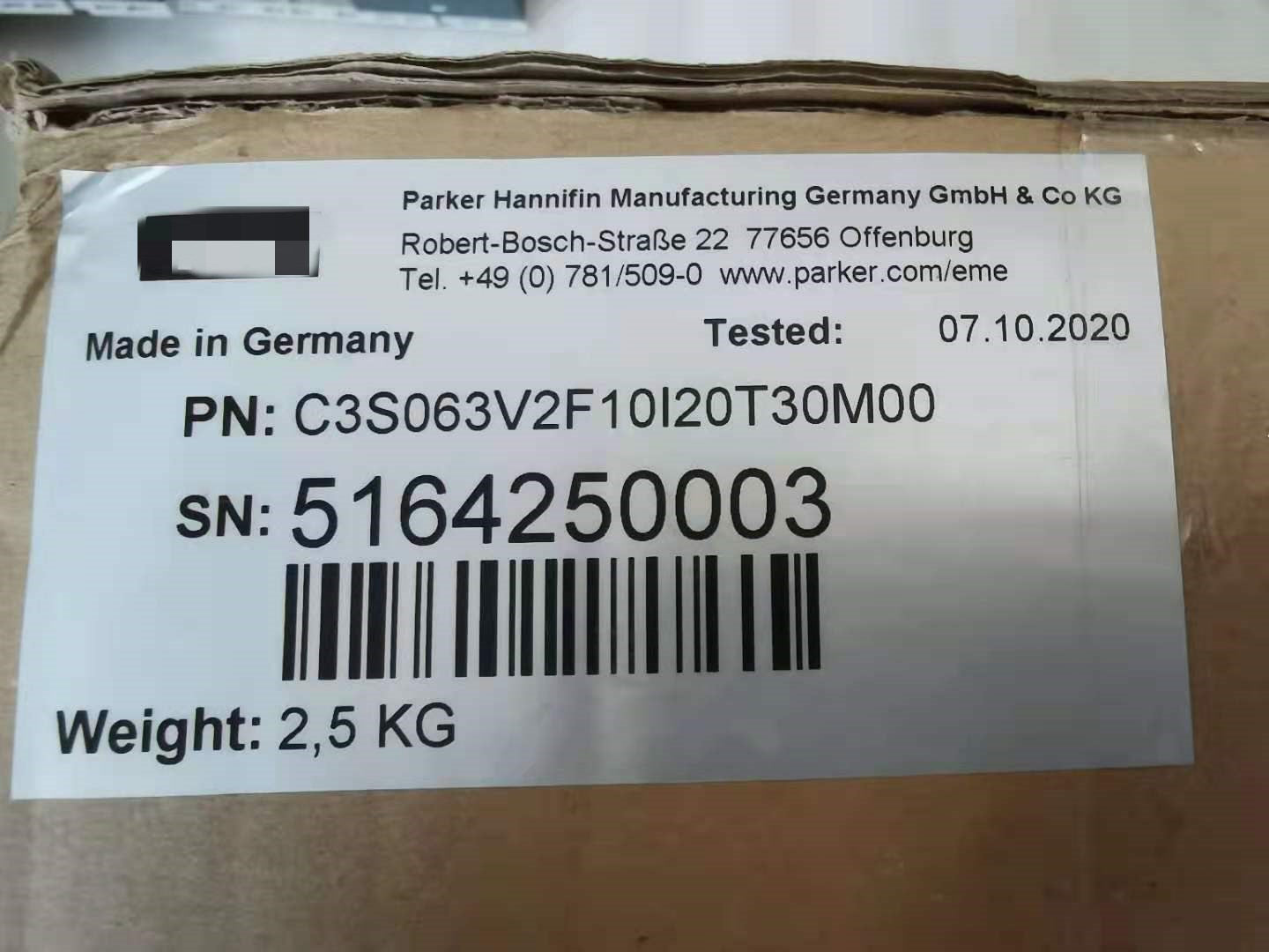 1pc  new  C3S063V2F10I20T30M00  #OYF088