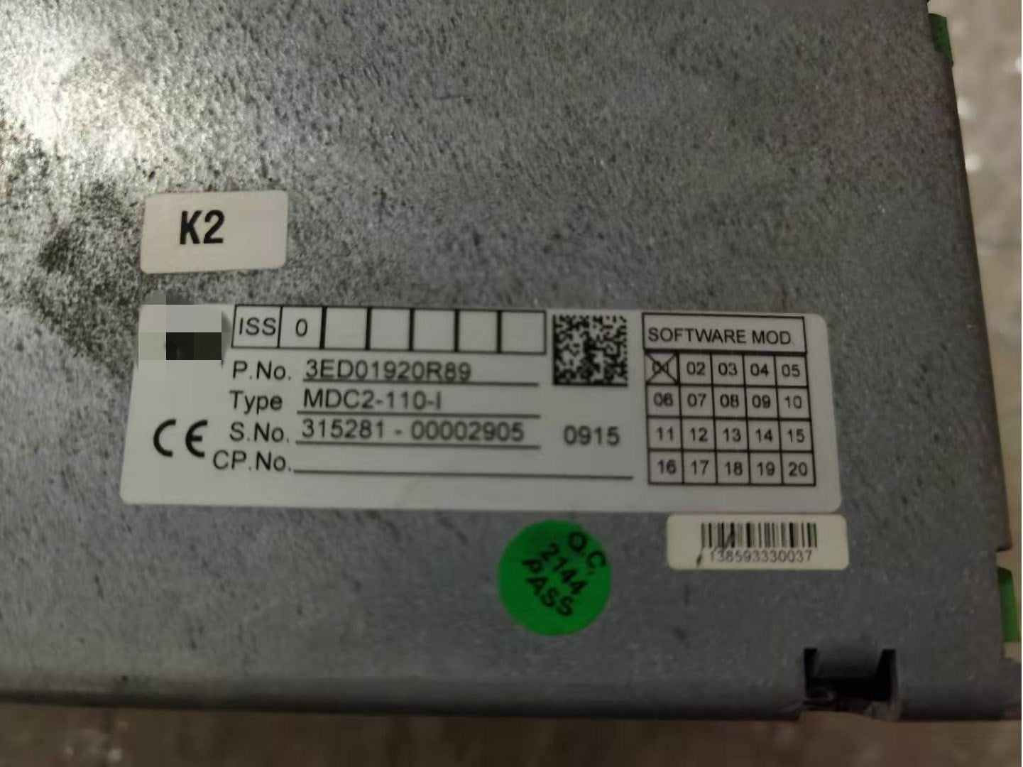 1pc  used  3ED01920R89   #OYF088