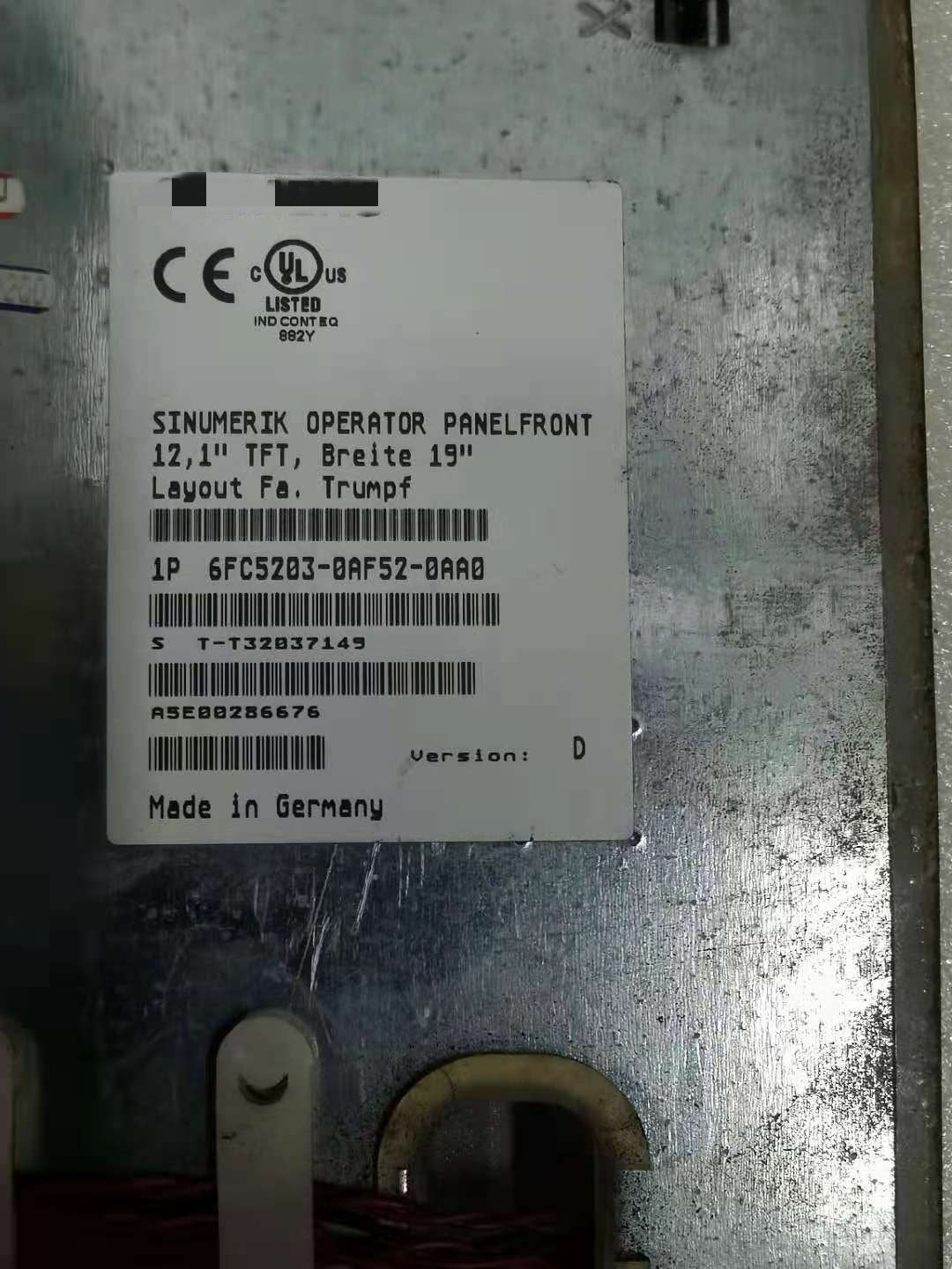 1pc  used  6FC5203-0AF52-0AA0  #OYF088