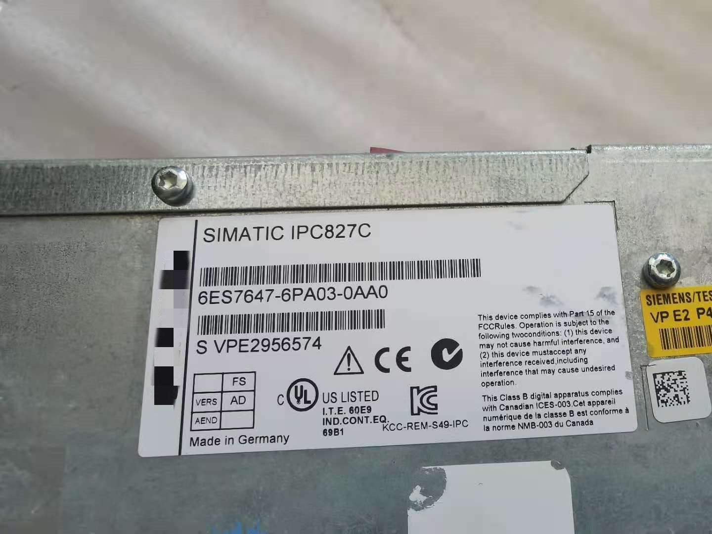 1pc  used 6ES7647-6PA03-0AA0 #OYF088