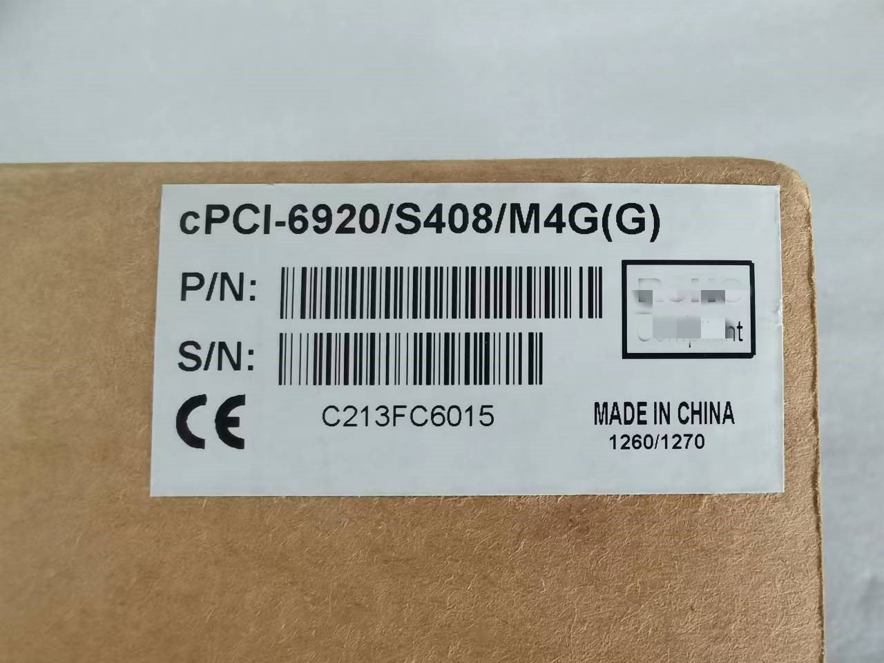 1pc New   cPCI-6920/S408/M4G     #OYF088
