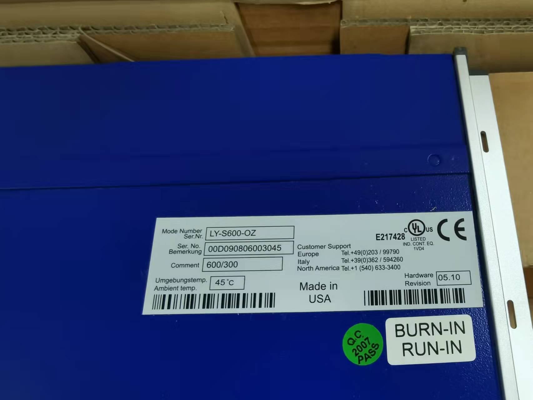 1pc  new LY-S600-OZ #OYF088