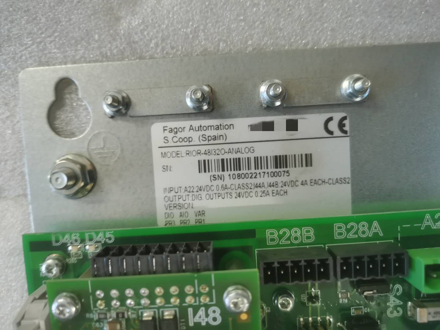 1pc  used  RIOR-48I32O-ANALOG    #OYF088