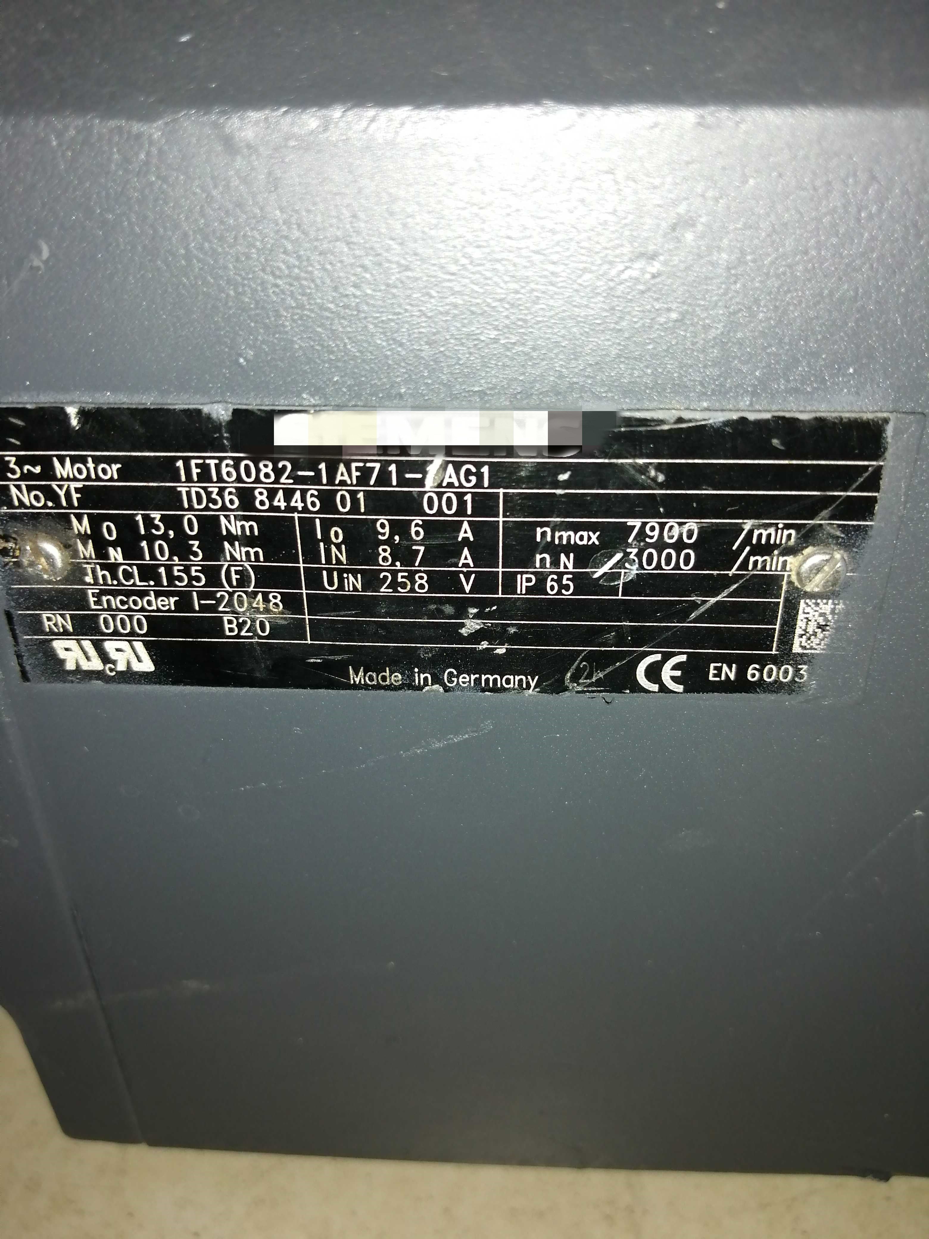 1pc  used    1ft6082-1af71-1ag1  #OYF088