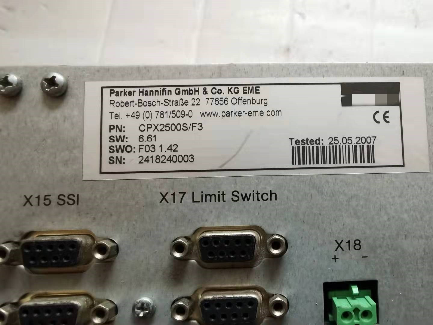 1pc  used  CPX2500S/F3   #OYF088