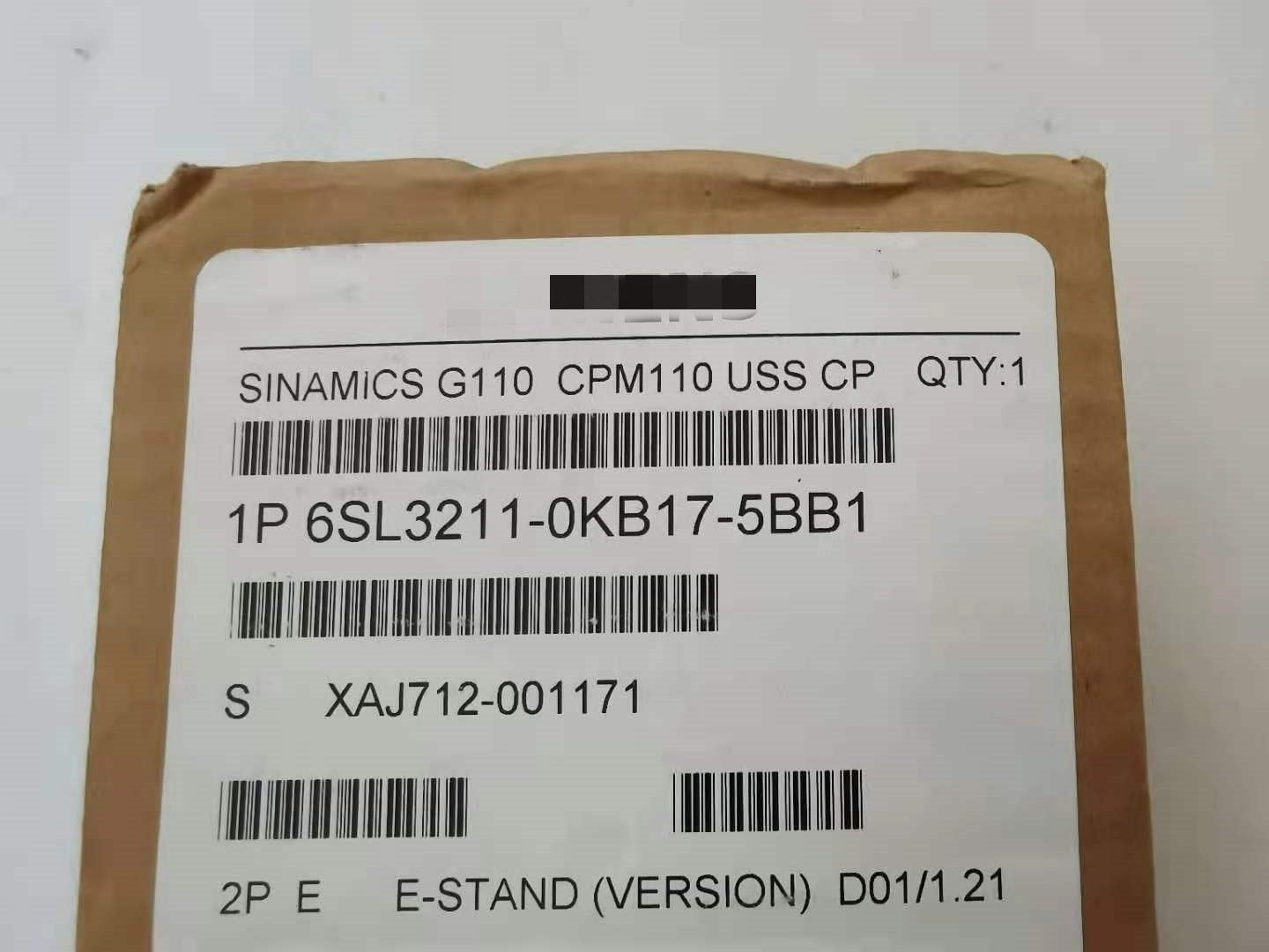 1pc  new  6SL3211-0BK17-5BB1 #OYF088